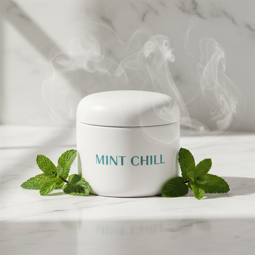 Mint Chill Silky Cooling Body Powder 4oz by Soft Melt