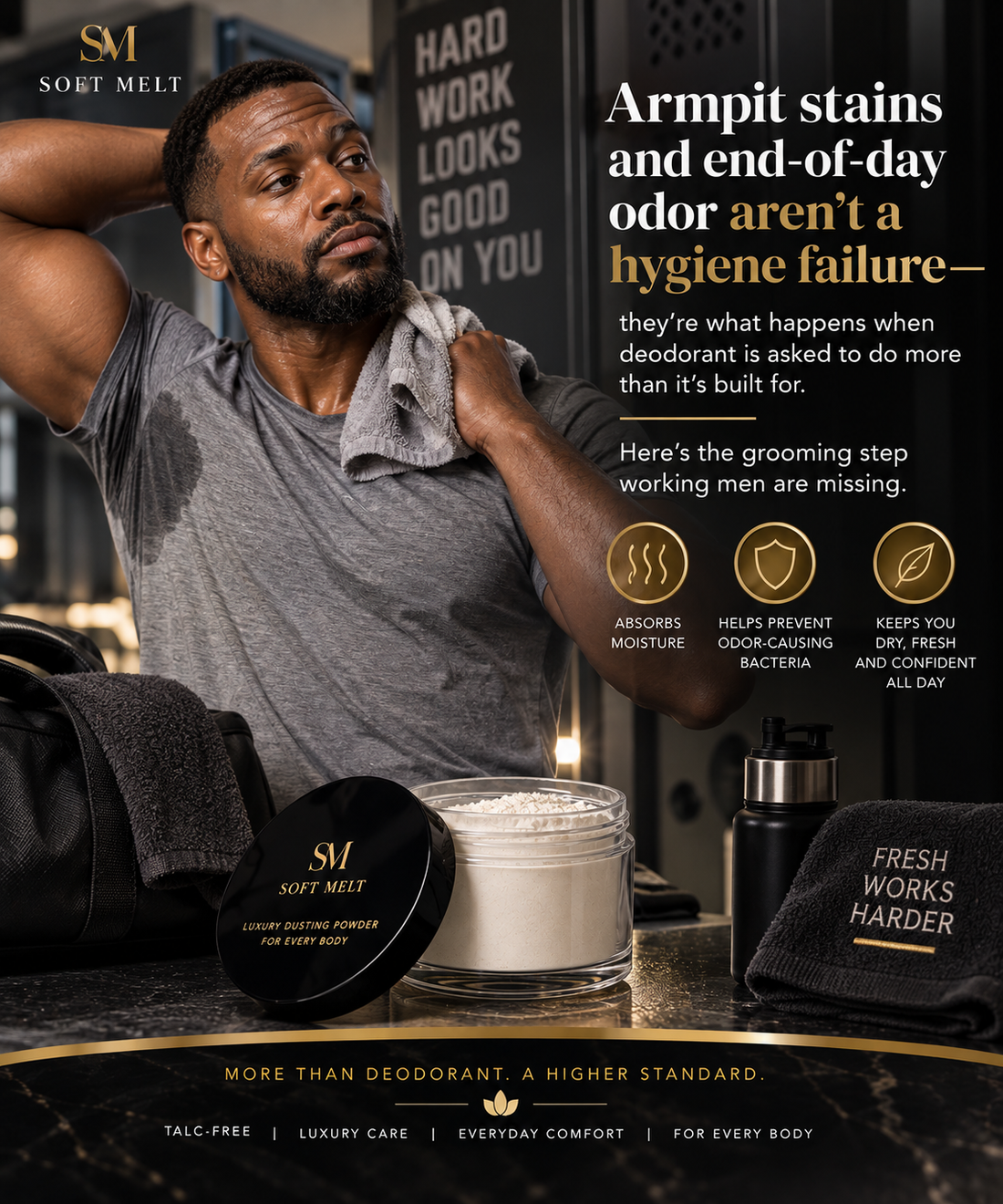 Armpit Stains and Working Man's Odor: The Grooming Fix Nobody Mentions