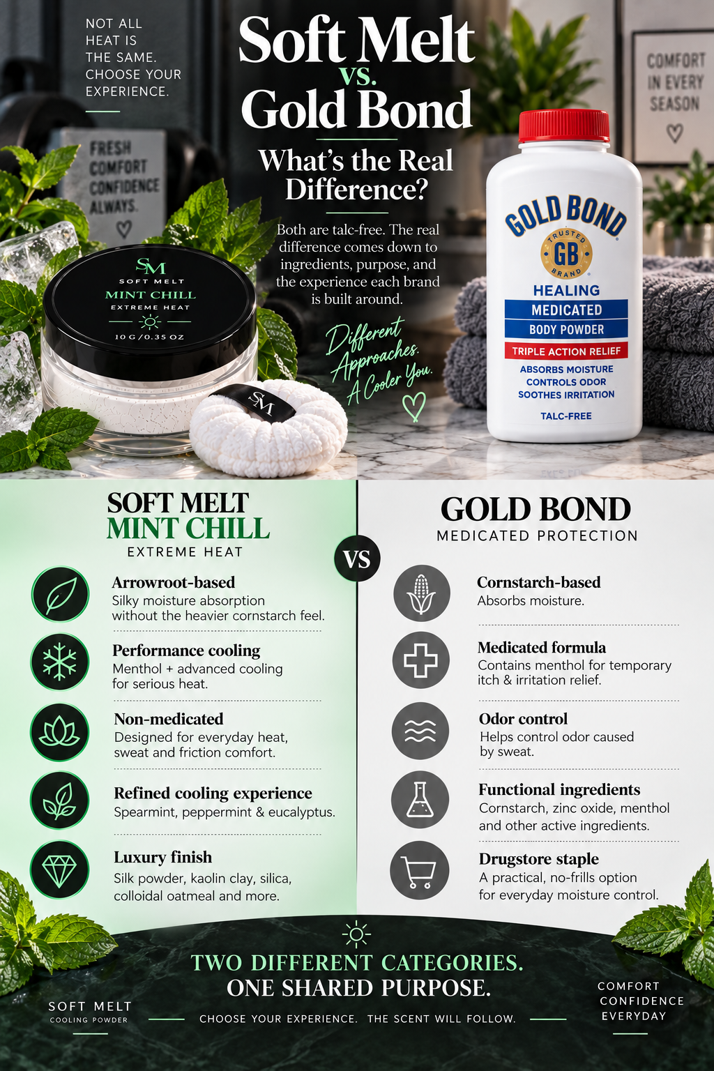 Soft Melt vs. Gold Bond: What's the Real Difference?