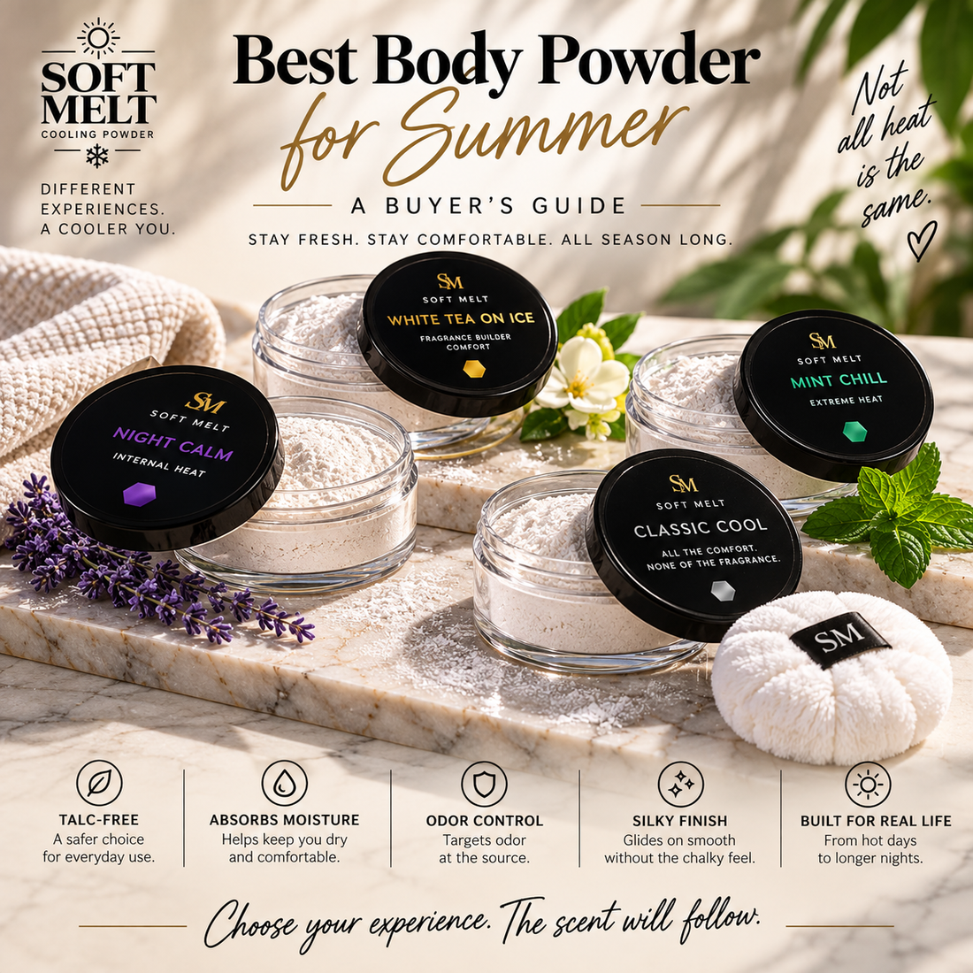 Best Body Powder for Summer: A Buyer's Guide