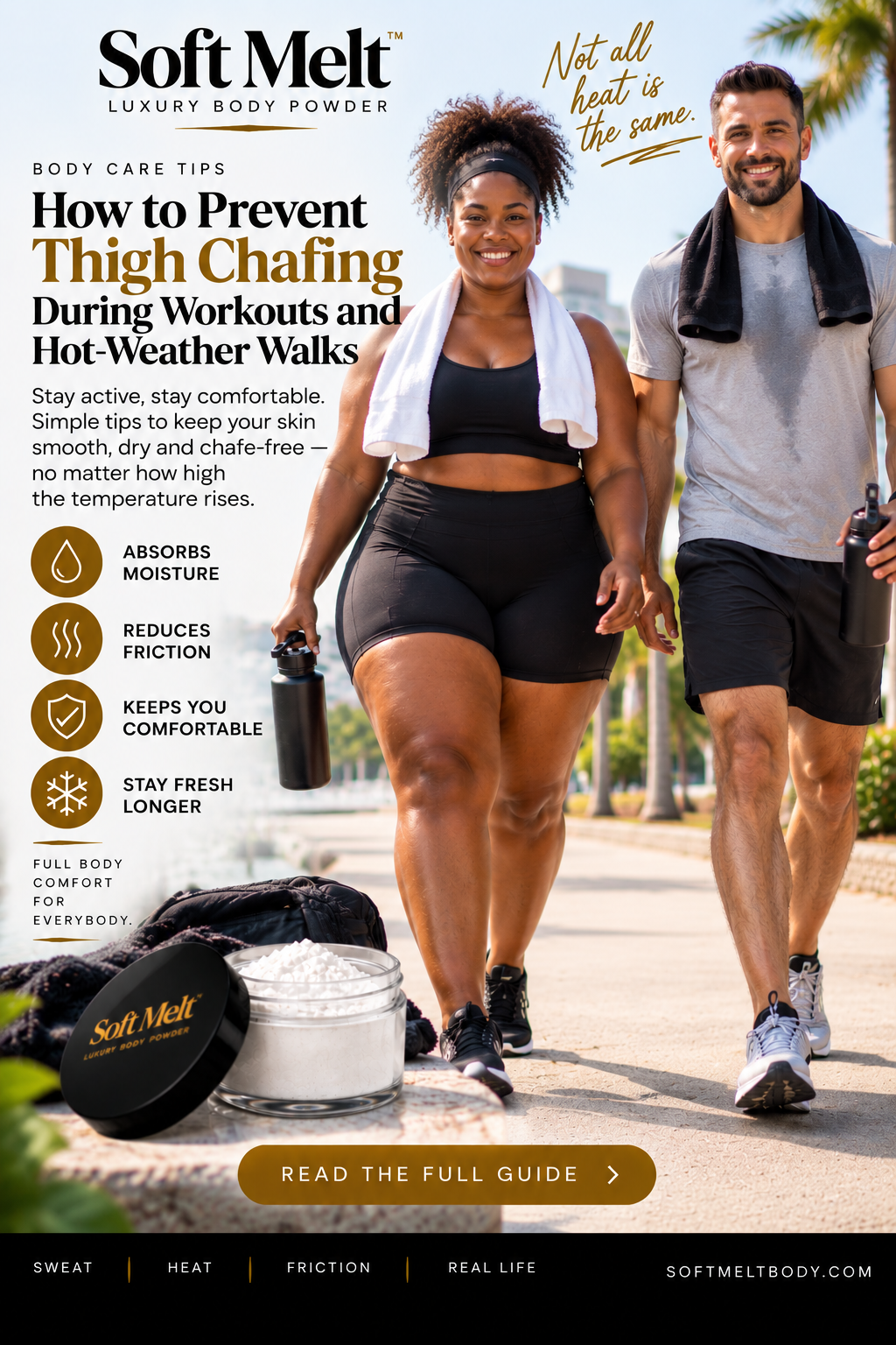 How to Prevent Thigh Chafing During Workouts & Walks | Soft Melt