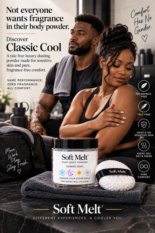 Classic Cool: Talc-Free Comfort for Sensitive Skin
