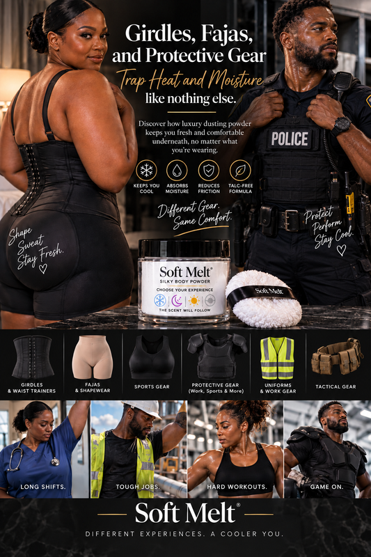Staying Fresh Under Girdles, Fajas, and Protective Gear