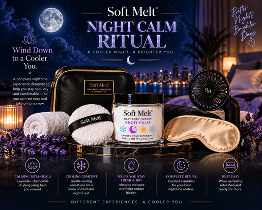 Night Calm Ritual | Cooling Body Powder for Warm Sleepers