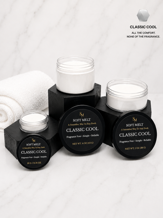 Classic Cool — Silky Fragrance-Free Body Comfort Powder⚪