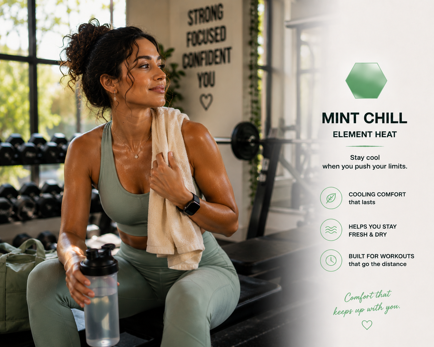 Mint Chill — Cooling Body Powder for Sweat & Chafing 🟢