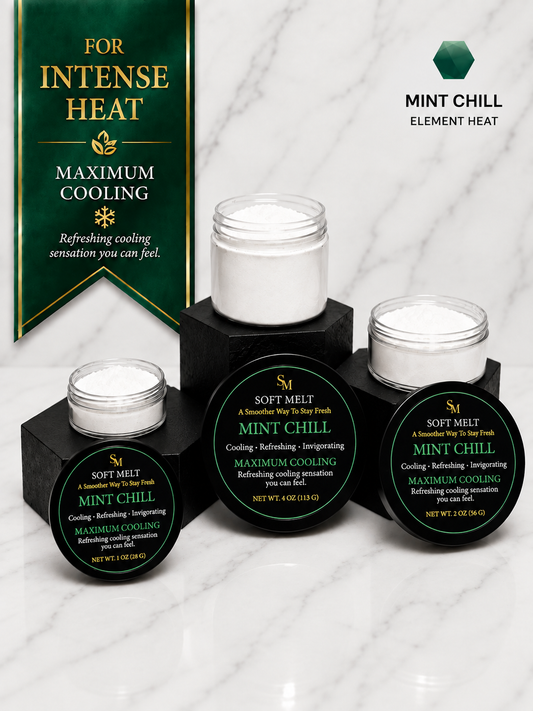Mint Chill — Cooling luxury performance powder for Sweat & Chafing 🟢