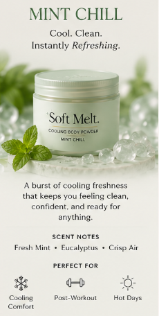 Mint Chill — Silky Cooling Body Powder