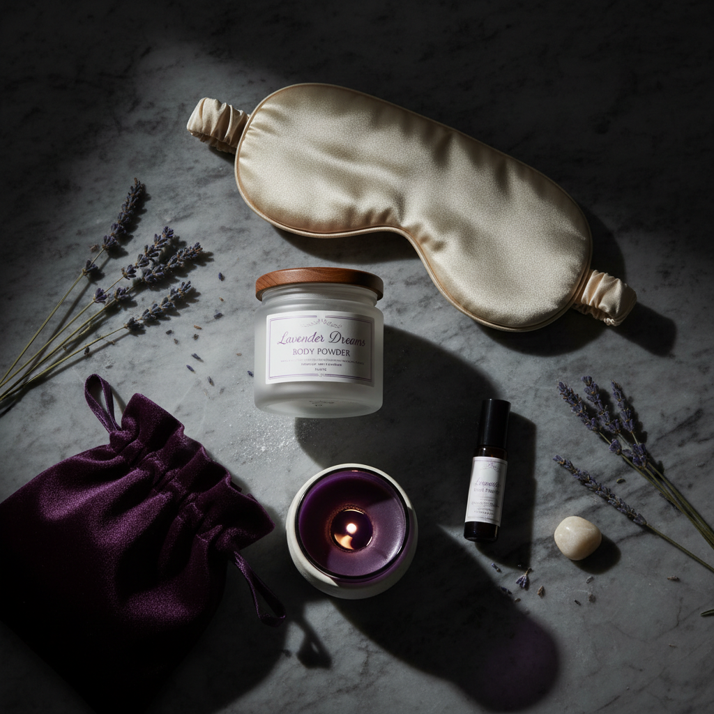 Soft Melt Night Calm Ritual calming nighttime body care set
