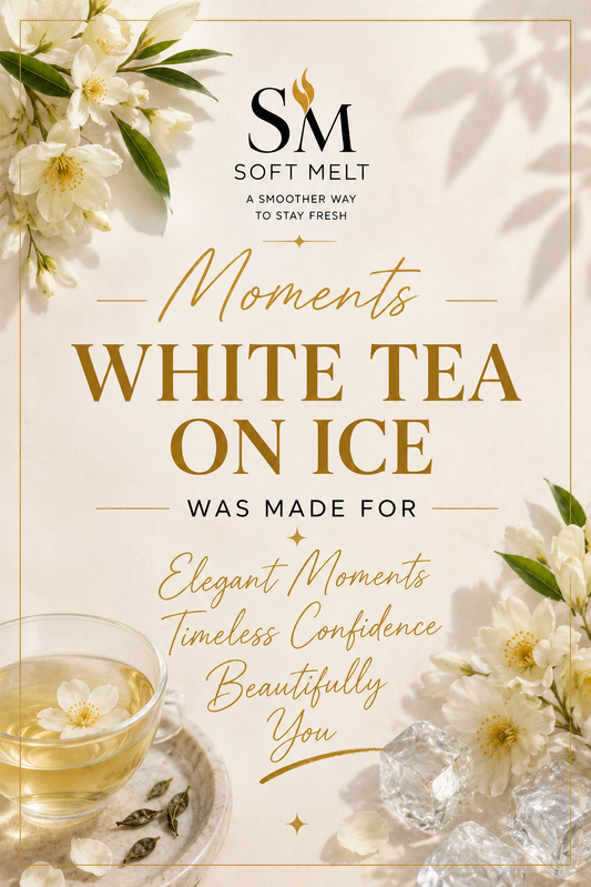 White Tea on Ice — Silky luxury performance powder for Fragrance Layering 🟡